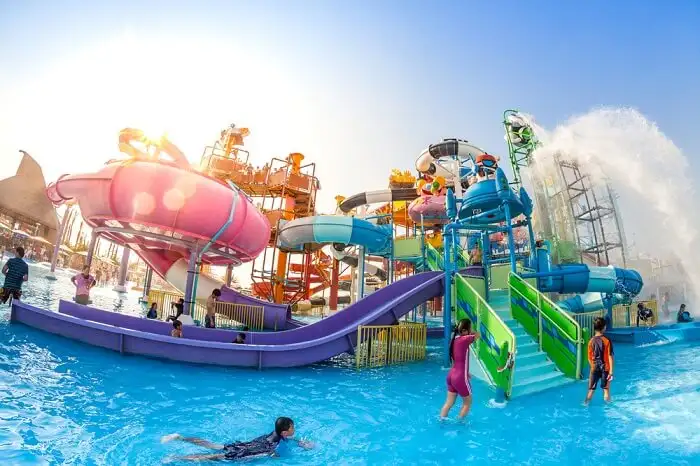 How to enjoy a water slide fun without a nearby pool or beach?